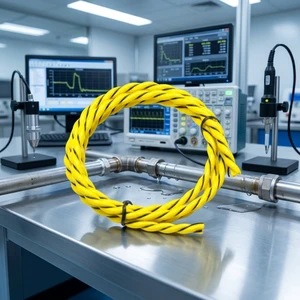 Speed SPD-WL1100 IP/TCP Water Leak Detection Sensor Cable Sound Alarm for Laboratory Liquid Leakage Prevention 500M Detection