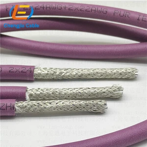 Profibus Bus Cable CANopen/DeviceNet Thick Cable LSZH Sheath Fixed Wiring DPConnector Communication Cable RS485