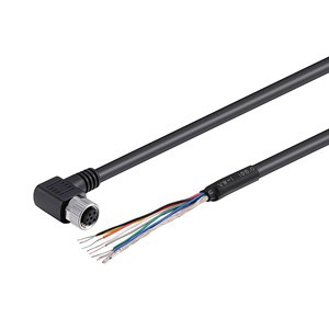 IO Trigger Cable 6-Core Industrial CCD Camera HR10A-7P-6S High-Flexibility Drag Chain Resistant Bending Tinned Wire