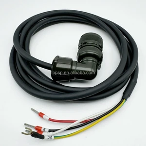 High Power 1.5KW Servo Motor Cable JZSP-CMM20-05-E JZSP-CMM20 Custom Any Length CNC Machine Power Wire Harness