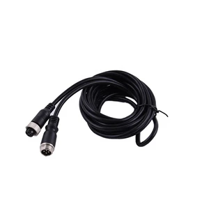 Camera MDVR 4-Pin Aviation Extension Cable 1M-300M Female Male Connector Copper PVC for Truck Bus Trailer Van