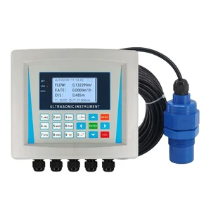 Shelok Ultrasonic Open Channel Flow Meter Agricultural Irrigation LCD Display SCADA Cloud Monitoring Support for Water Medium