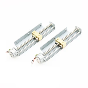 90mm Stroke Micro Linear Stepping Motor Mini Linear Dc Stepper Motor Linear Actuators 5v Dc With Bracket And Brass Nut Slider