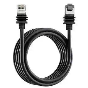 Reliable 1m Gigabit PVC Ethernet Extension Cable Starlink Gen 3-Waterproof Gigabit Cable for Connectivity