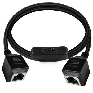 Customized Gigabit Cat6e Network 304 Switch RJ45 Ethernet Extension Cable Compatible Cat5 Wires Cables Cable Assemblies