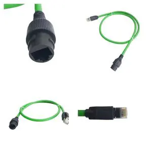 Custom Ethernet RJ45 Adapter Gigabit Extension Line Oxygen-free Copper Electronic Devices Waterproof RJ45 Extension Cable