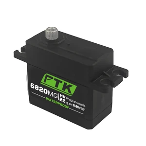 PTK 6820 MG Digital High-Torque Servo 20/30/40kg HV Stainless Steel Metal Gear RC Servos 14 Years & Up Made In China