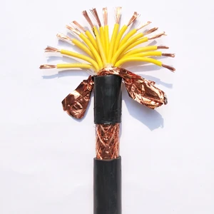 High Performance KVVP Shielded Control Cable 450/750V Multi-Core Copper Braid Screened Cable for Industrial Automation