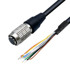 Hirose 8 pin Industrial Camera Trigger Cable Hr25-7tp-8s Hirose 8pin Female Power IO Trigger Cable