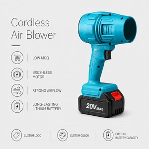 Industrial 20V Lithium Cordless Blower Portable Professional OEM Factory Wholesale Powerful Handheld Air Duster Cleaning Tool
