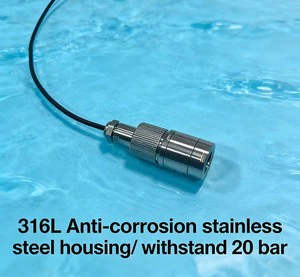 Customized Cable Length 2MP AHD/CVBS Underwater Fishing Camera with Anti-corrosion 316L Stainless Steel 12pcs LED