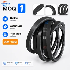 OEM Cogged V-Belt Automotive Raw Edge EPDM Rubber Power Transmission Belt 13A 17A 22A AV10 AV13 AV17