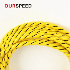 High Sensitive 6mm Plastic Water Leak Detection Cable Sensor Rope TCP Network Sound Alarm Customizable Length Color Tuya Smart