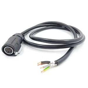 Hydro Power Cable 1.5M 380V Industrial Power Cord CE Certified 1 Year Warranty Asicbiz PVC & Aluminum Customizable in Stock