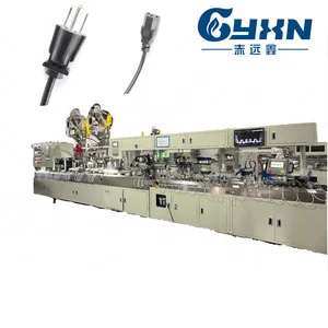 Full Automatic Cable Processing Machine USB Data Cable Power Cord Cutting Stripping Welding Testing Injection Molding Equipment