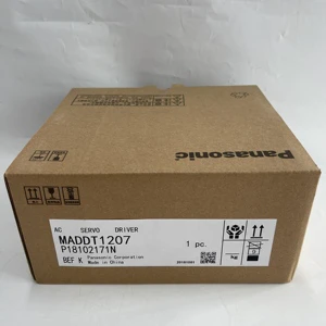 100% New and Genuine Panasonic AC Servo Driver MADDT1207