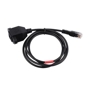 30CM RJ45 Ethernet LAN Extension Cable 8P8C Male to Female Screw Panel Mount Communication Cables for Network Enhancement