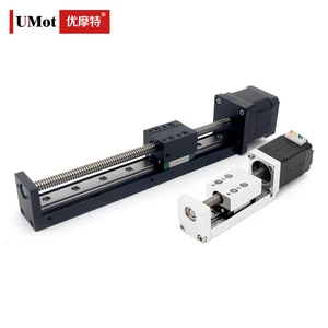 UMOT 30mm Width Mini Nema 11 Linear Motor Actuator Miniature Linear Guide Rail For Flatbed Printer LED