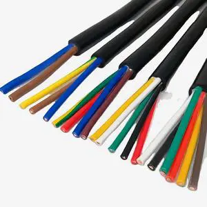 Custom OEM RVV Multi Core Control Cable 0.5-6mm² 2-38 Core Flexible Copper Wire with Custom Logo & Packaging