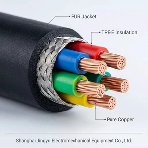 TPE-E Insulation, PUR Sheath, Ultra-high Resistance, Linear Motor Cable, Robot Cable, Multi-core Optional, Price Negotiable