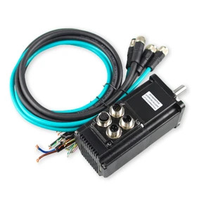 Jkongmotor 17-bit Absolute Encoder Integrated 3000RPM 200W-400W 48V Brushless DC Servo Motor for Fan Boat Use Flange Mount IE4