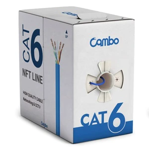305 Meter High-Speed UTP Copper Cat6 Cable for 10 Gigabit Networks and Extended 100m Internet Connections
