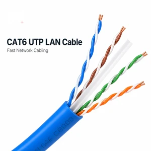 Cat6 UTP Ethernet Cable 23AWG Pure Copper LAN Network Cable for Office CCTV and Data Cabling