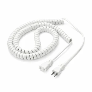 High Reliability Coiled Sewing Machine DC Power Cord 1.5m KYD for Professional Equipment