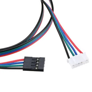 1M DuPont 2-Phase 4-Lead Stepper Motor Cable PVC Insulated Motor Connector for Home Appliance Applications