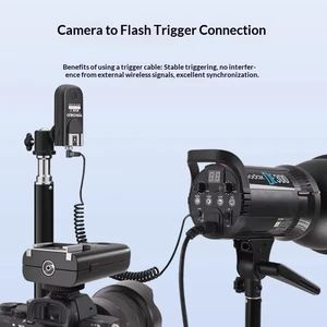 PC2.5/3.5 Connection Outdoor Shooting Sync Godox Studio Flash Trigger Cable