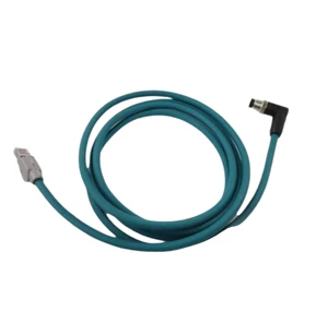 OP-88302 Industrial Ethernet Cable NFPA79 Standard Right Angle Connector CAT5e CAT6 Shielded Network Cable for Automation