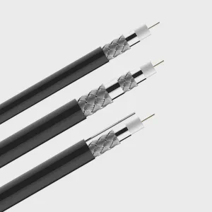 Factory Supply RG6 Power Security Camera FPE Communication Coaxial Cable 1 Conductor OEM Brand Zhejiang China