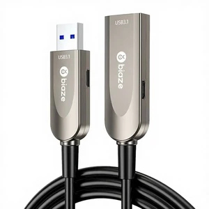 Active Optical PVC Aluminum USB 3.0 Extension Cable (20m XL29)-5Gbps Data Transfer for Webcams Gamera USB Hub Hard Drive