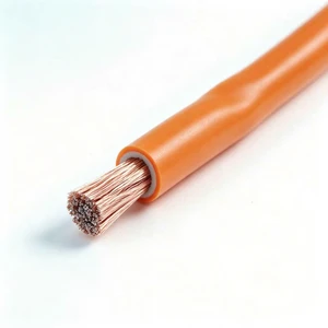 Insulated Stranded Copper Welding Cable 25mm2 Flexible Rubber Sheath 600V/1000V Orange/Blue/Black For Welding And Power Machines