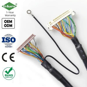 High Quality Dual 8-pin Industrial Control Panel Board Multi-core Shielded Cable Plug Anti-interference for Notebook Screen