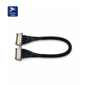 UL1354 Micro Coaxial Cable 20Pin 0.4mm A/A Connector LVDS Cable Assembly for Industrial Camera Harness Cable OEM