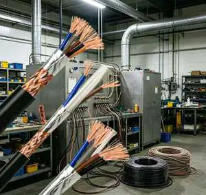 RVVP Multi Core Flexible Pure Copper Shielded Control Cable PVC Insulated Industrial Automation Signal Wire