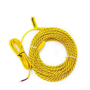 Liquid Water Leakage Detection Sensing Rope Water Leak Sensor Wire Water Sensing Cable