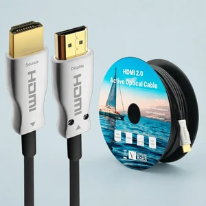 SIPU HDTV Optical Fiber Cable 4K 8K 60Hz HD Video AOC Fiber Optic Cable 10M 15M 20M 30M 50M 100M 300m