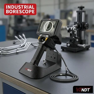 Industrial Endoscope 3.9mm Probe 2m Cable IP67 Waterproof HD Borescope Camera Inspection for Automotive Brake Pipe NDT Testing
