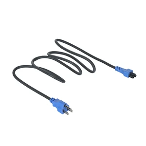 High-quality 3Ft NEMA 5-15P to C5 Power Cord with US Plug Rubber Material ETL Certified for Consumer Electronics