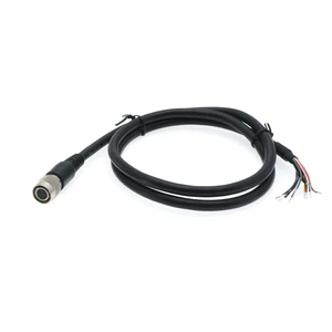 10m High Flexibility Industrial Camera Trigger Line Soft PVC 12 Core Female Hirose Hr10a-7p-12s Extension Cord Power Cords