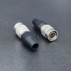 HRS HR10A-7P-4P(73) HR10A-7P-4S(73) HR10A-7R-4S 4 Pin Circular Push-Pull Plug Socket Connector Compatible With Hirose HR10 4Pin