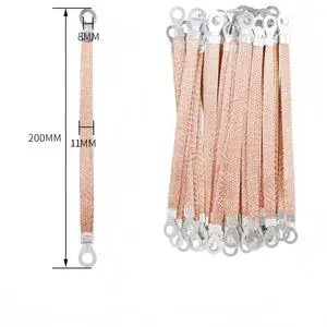 Chemical Plant Special Static Bonding Lead Tear Resistant Insulation Hazardous Tanker Safety Ground Cable