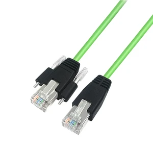 Industrial Network Cable RJ45 8P8C Male to Male Cable, With Screws,High Flexible Industrial Network Cable