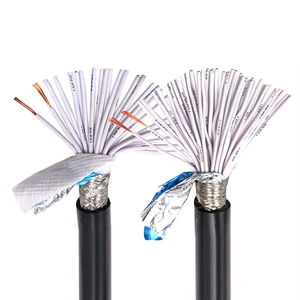 Kingyear Durable High-quality Multi-core Flat PVC Insulated Flexible Shielded Control Cable Pure Silver Conductor Customizable