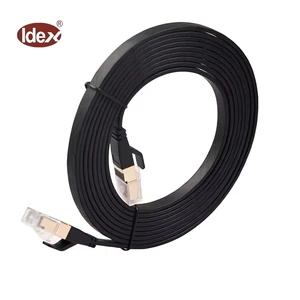 High-Speed 20M 40Gbps 2000Mhz RJ45 Shielded CAT8 Flat Internet Network Patch Cord Cable 5m LAN Cable For Gaming PC Xbox SFTP