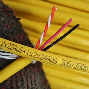 Zero buoyancy underwater cable High flexibility sea water proof 8-core signal cable Marine robot ROV watertight floating cable