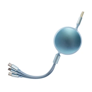 High Quality Custom Cable Flowing Fast USB Charging Cable Cell Phone Cord 3 in 1 Cable