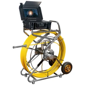 20m to 200m 9mm Cable 25mm HD 1080P Industrial Cctv Analog Camera System, Drain Sewer Pipe Inspection Camera With DVR
